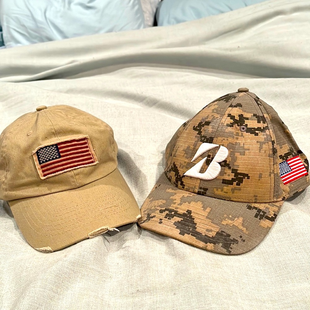 Two USA baseball hats!
